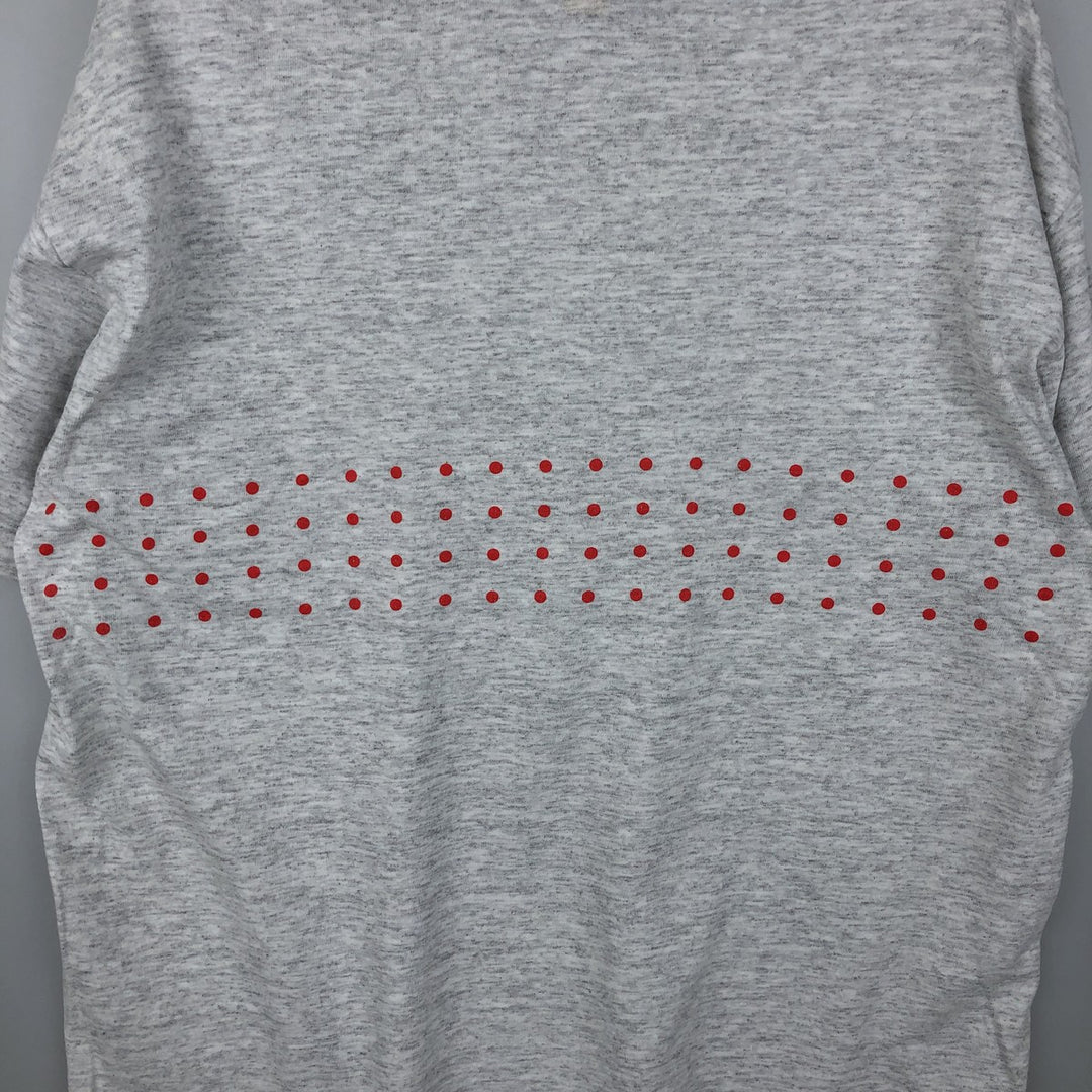 Vintage 1980'S Anvil Print T-Shirt, Made in USA, Men's Size L cotton gray type Vintage Second Hand