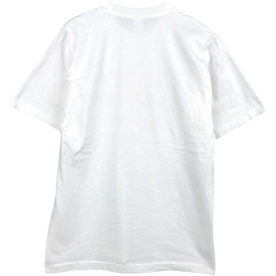 Fruit of the Loom Print T-Shirt, Made in USA, Men's XL cotton white type Vintage Second Hand