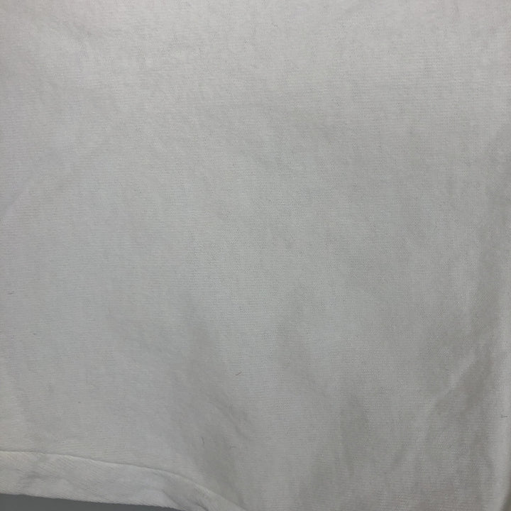 Fruit of the Loom Print T-Shirt, Made in USA, Men's XL cotton white type Vintage Second Hand