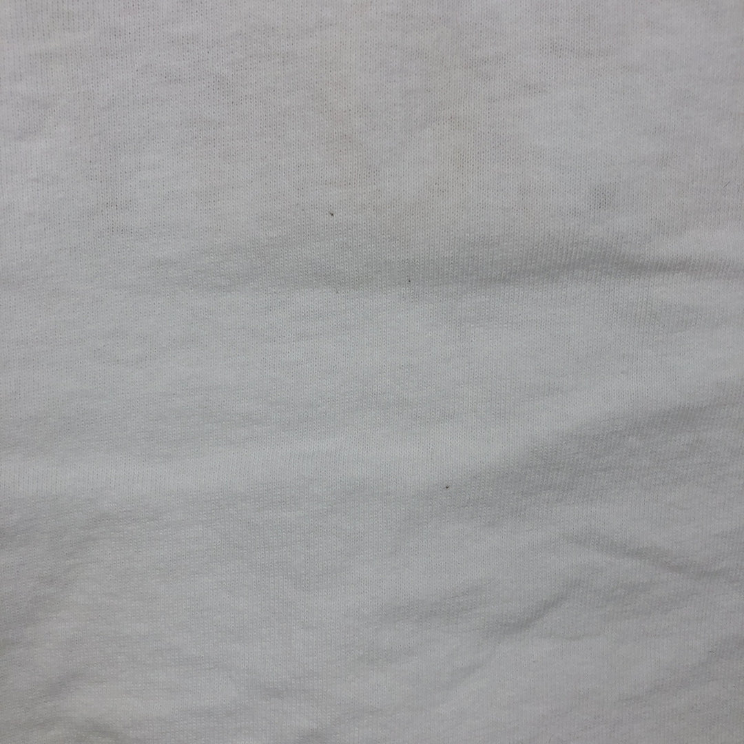 Fruit of the Loom Print T-Shirt, Made in USA, Men's XL cotton white type Vintage Second Hand