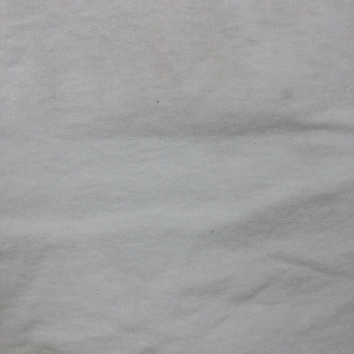 Fruit of the Loom Print T-Shirt, Made in USA, Men's XL cotton white type Vintage Second Hand
