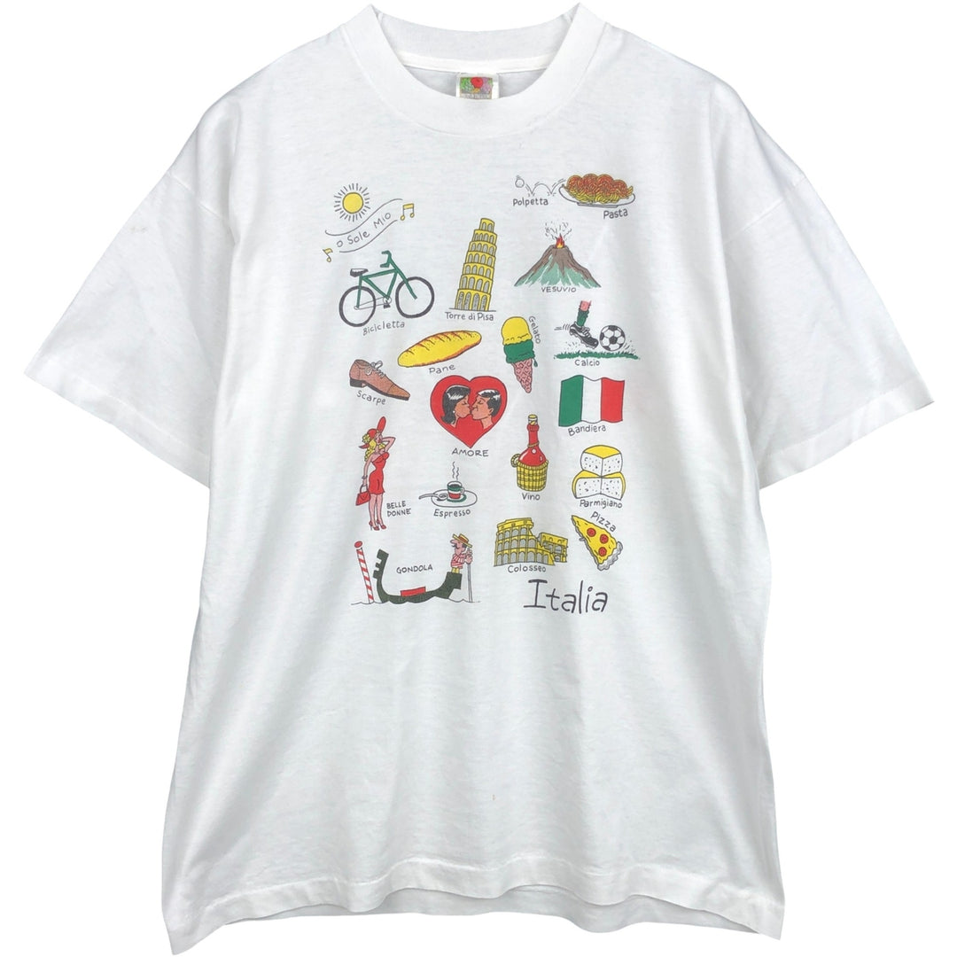 90'S Fruit of the Loom Best Printed T-shirt, Men's XL, Vintage cotton white type Vintage Second Hand