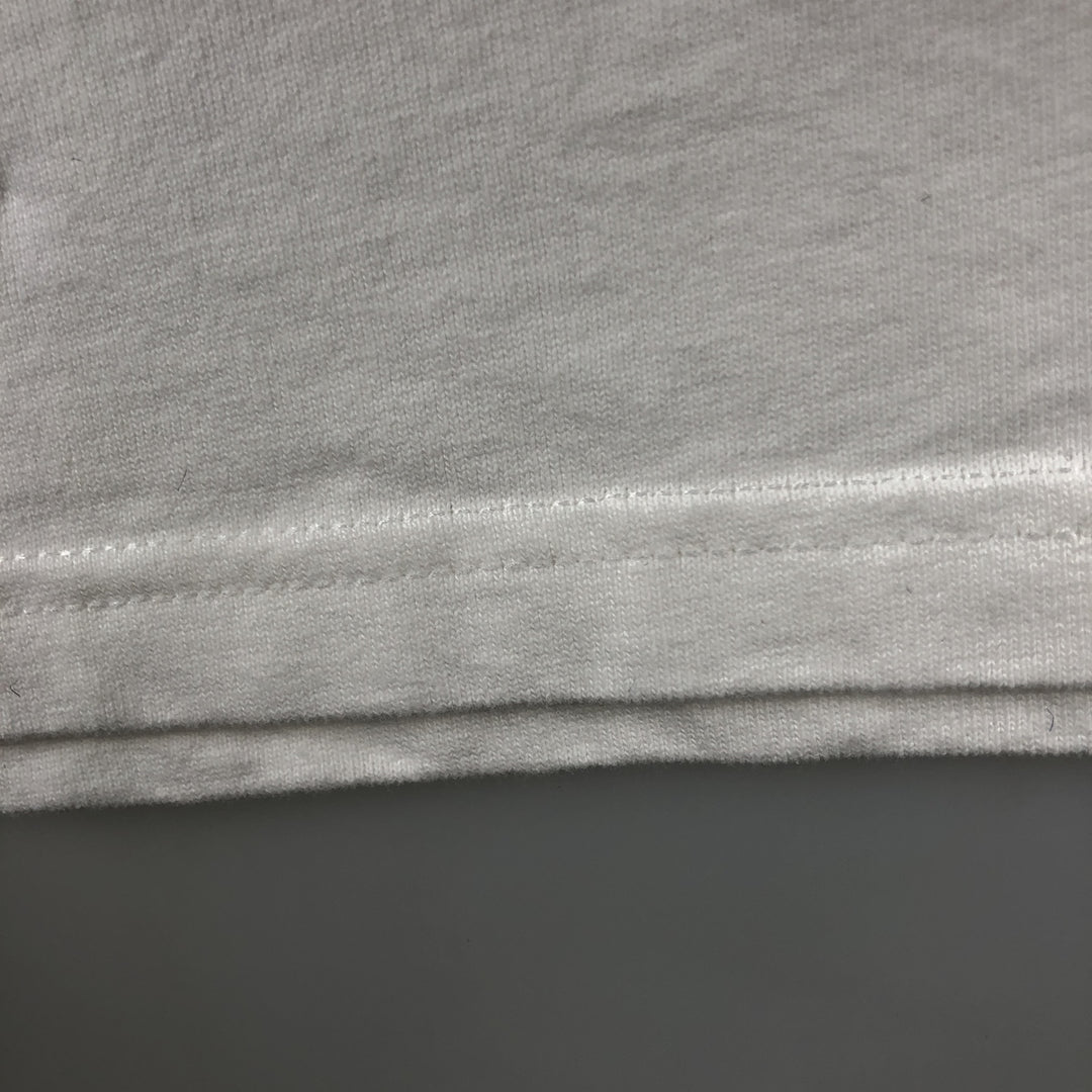 90'S Lee Print T-Shirt, Made in USA, Men's XL equivalent, Vintage cotton white type Vintage Second Hand