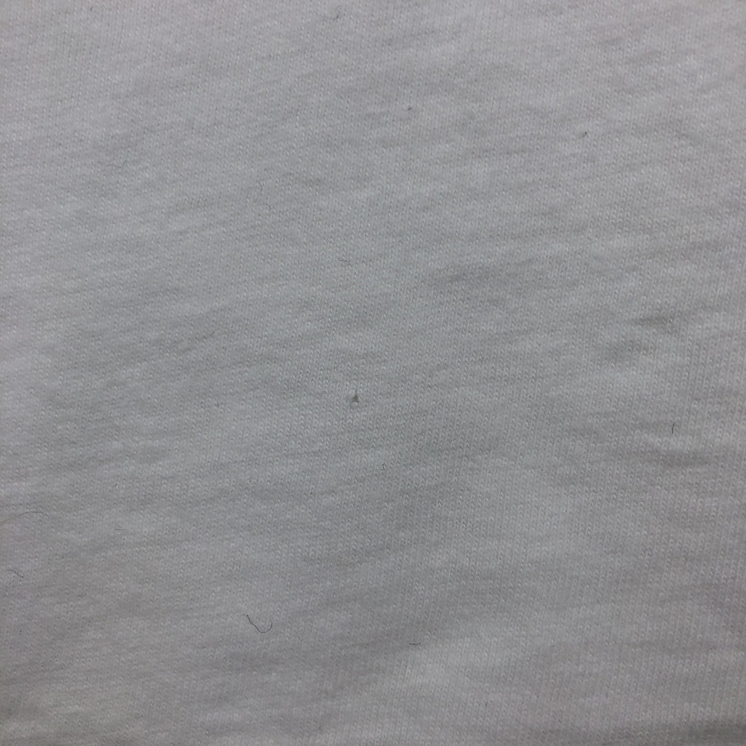 90'S Hanes BEEFY-T Printed T-shirt Made in USA Men's XL Vintage cotton white type Vintage Second Hand