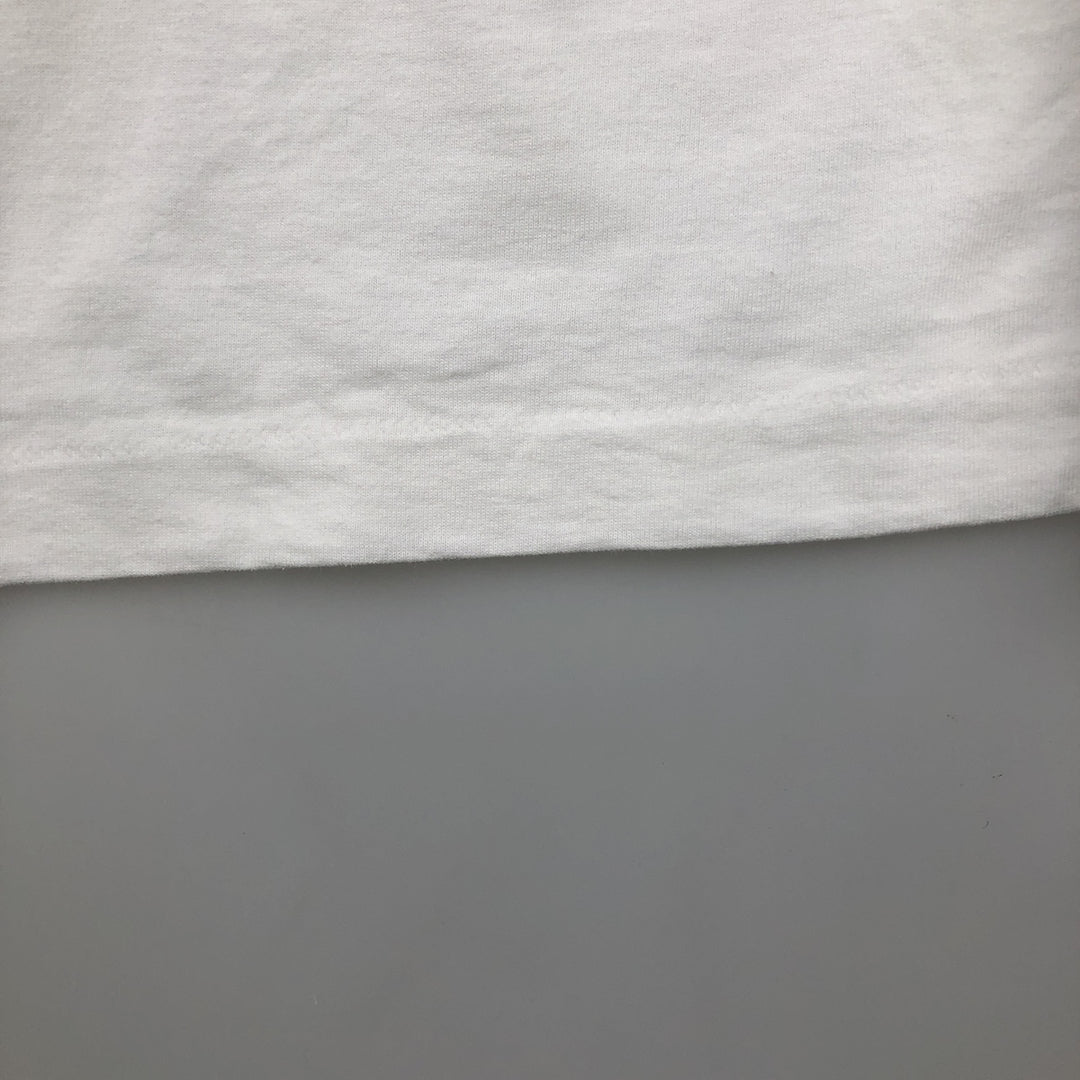 90'S Fruit of the Loom Best Print T-Shirt, Made in USA, Men's Size XL (approx.) cotton white type Vintage Second Hand