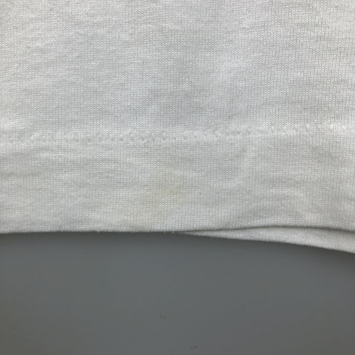 90'S Fruit of the Loom Best Print T-Shirt, Made in USA, Men's Size XL (approx.) cotton white type Vintage Second Hand