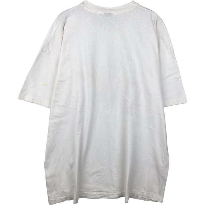 90'S Screen Stars Premium Print T-Shirt, Made in USA, Men's XXL equivalent, Vintage cotton white type Vintage Second Hand
