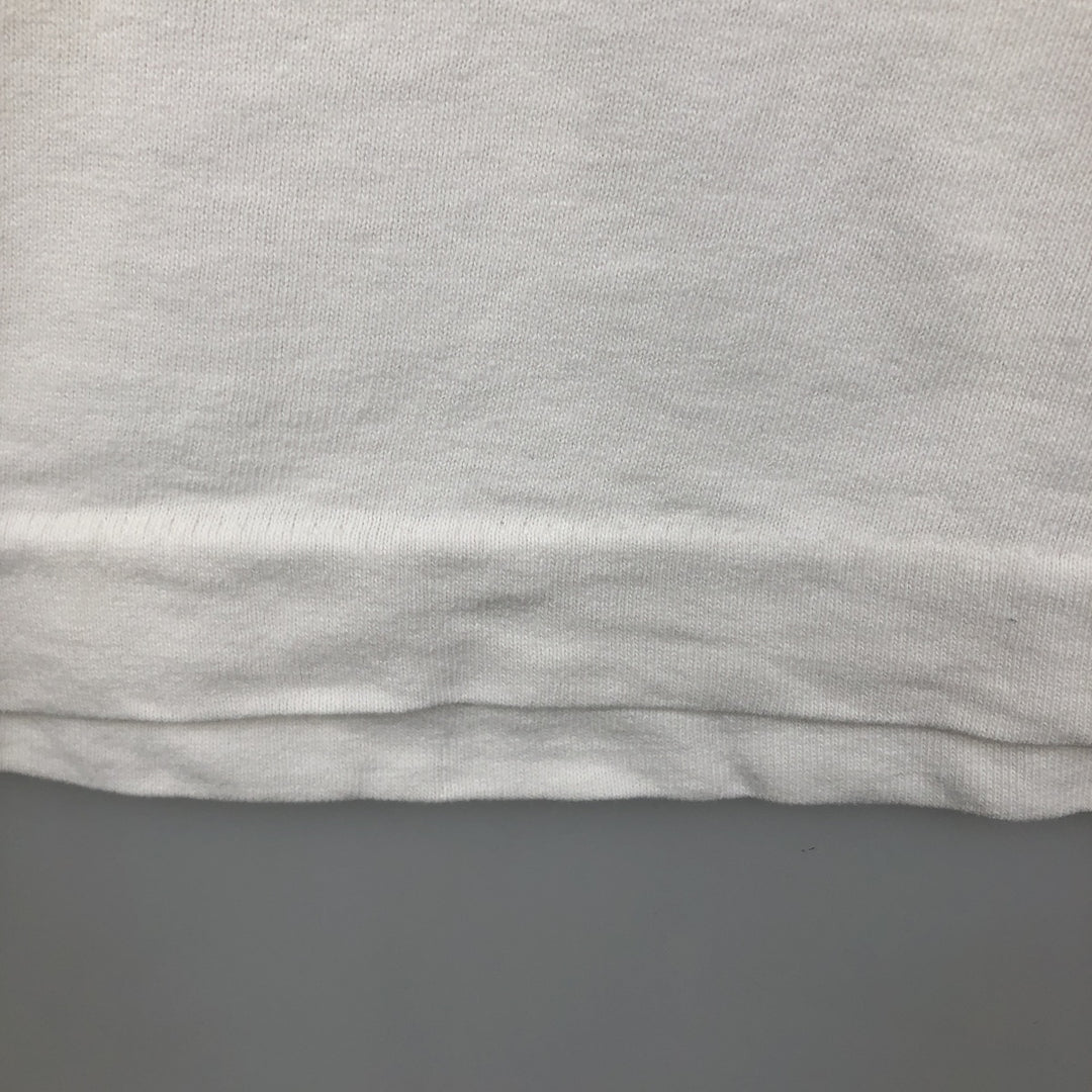 90'S Screen Stars Premium Print T-Shirt, Made in USA, Men's XXL equivalent, Vintage cotton white type Vintage Second Hand