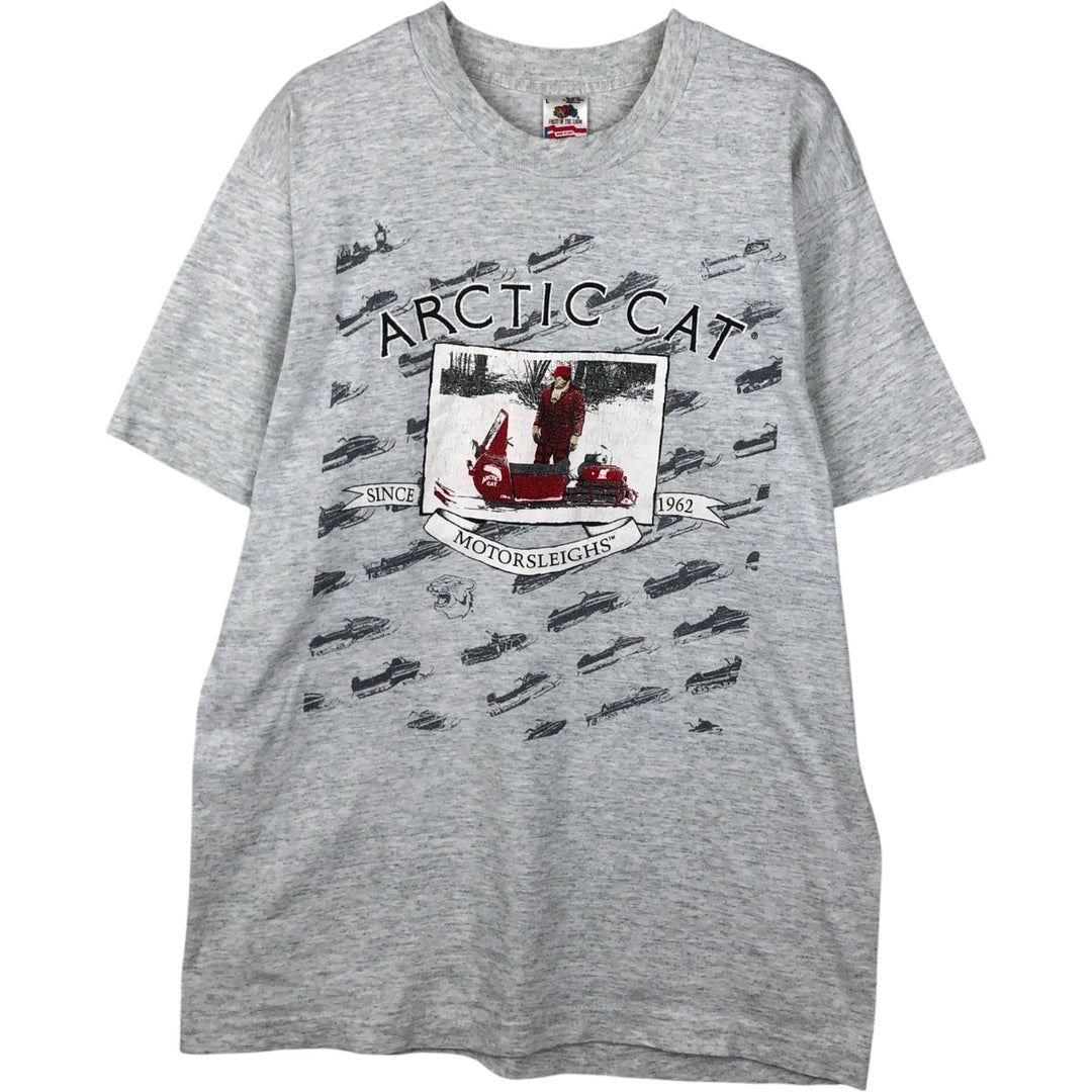 Vintage 90'S Fruit of the Loom photo T-shirt, Made in USA, Men's Size L cotton gray type Vintage Second Hand