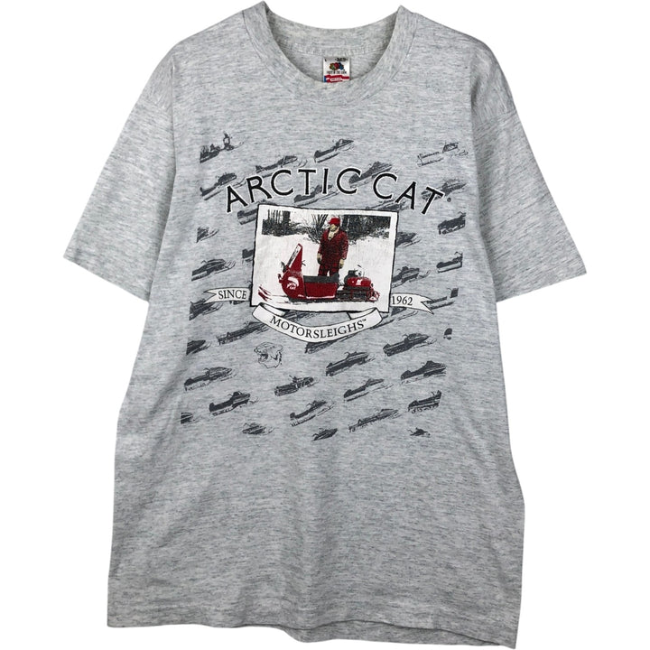 Vintage 90'S Fruit of the Loom photo T-shirt, Made in USA, Men's Size L cotton gray type Vintage Second Hand