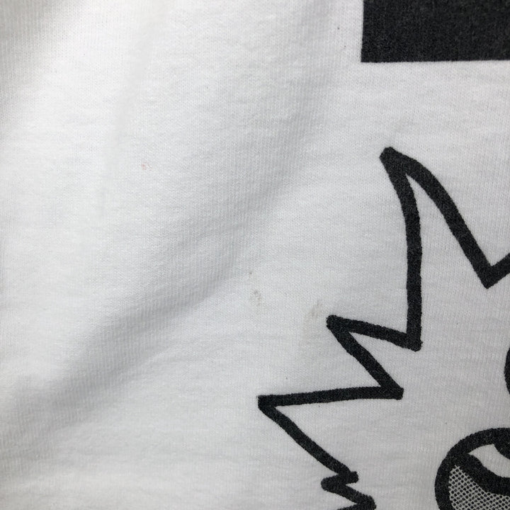 Fruit of the Loom Print T-Shirt, Made in USA, Men's XL cotton white type Vintage Second Hand