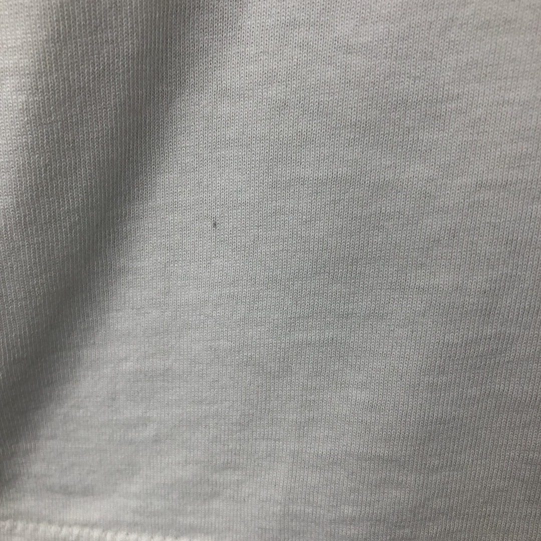 90'S Fruit of the Loom Best Printed T-shirt, Made in USA, Men's L size, Vintage cotton white type Vintage Second Hand