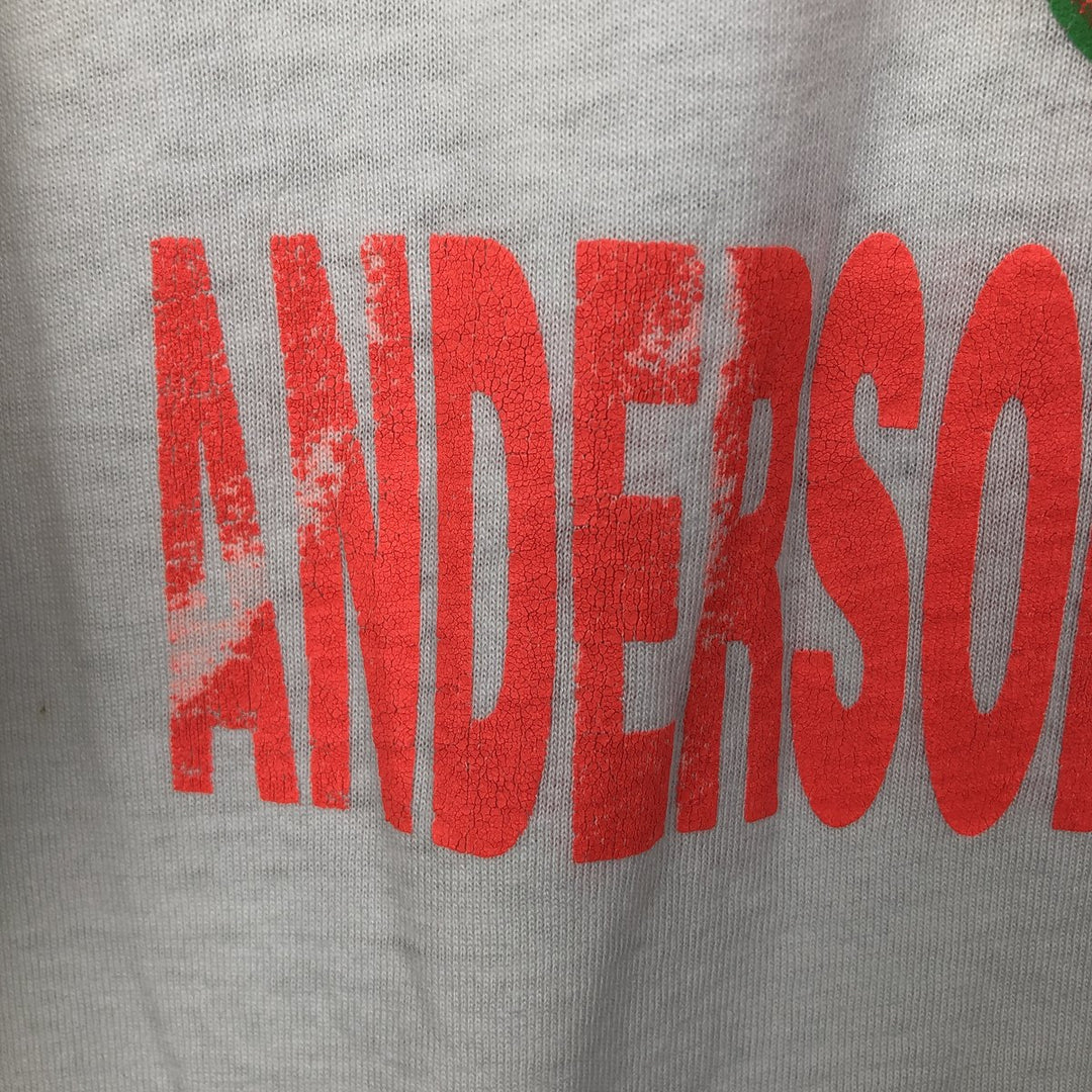 90'S Fruit of the Loom Best Printed T-shirt, Made in USA, Men's L size, Vintage cotton white type Vintage Second Hand