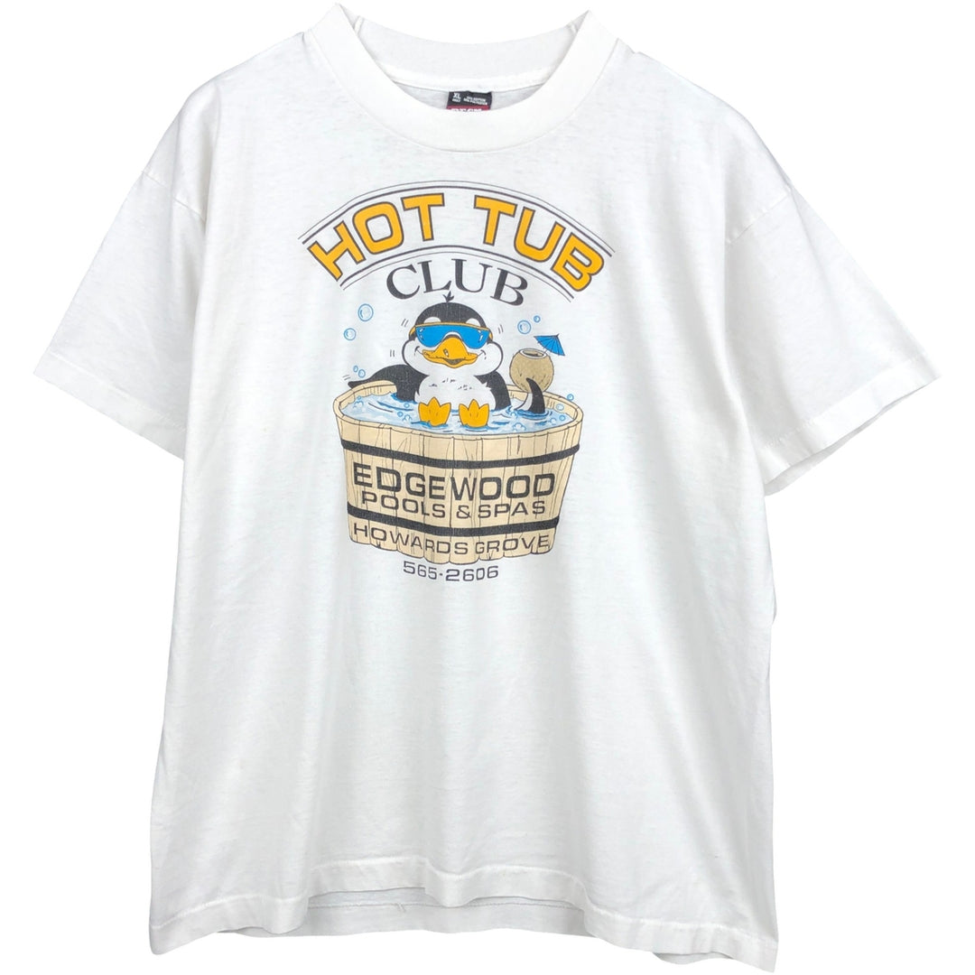 90'S Fruit of the Loom Best Printed T-shirt, Made in USA, Men's XL, Vintage cotton white type Vintage Second Hand