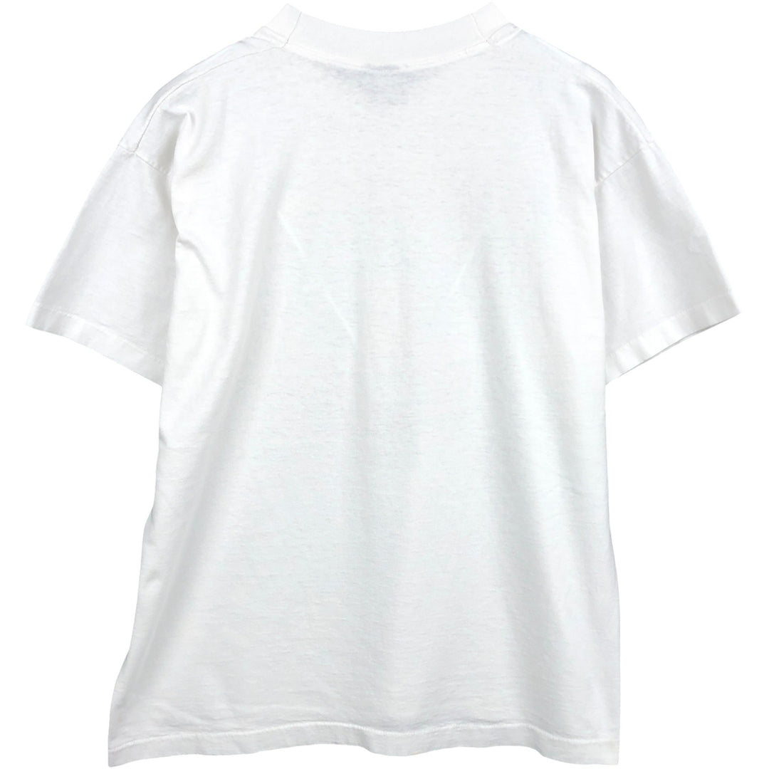 90'S Fruit of the Loom Best Printed T-shirt, Made in USA, Men's XL, Vintage cotton white type Vintage Second Hand