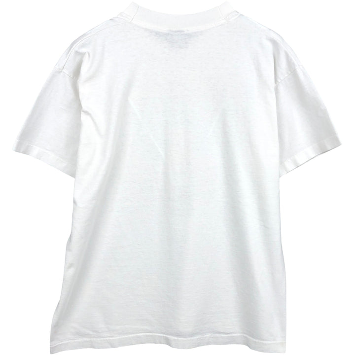 90'S Fruit of the Loom Best Printed T-shirt, Made in USA, Men's XL, Vintage cotton white type Vintage Second Hand