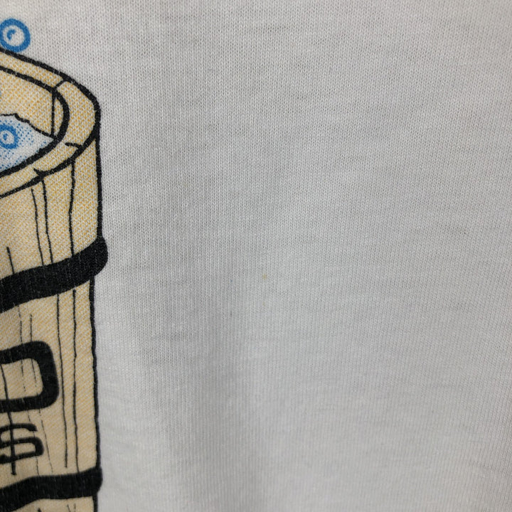 90'S Fruit of the Loom Best Printed T-shirt, Made in USA, Men's XL, Vintage cotton white type Vintage Second Hand