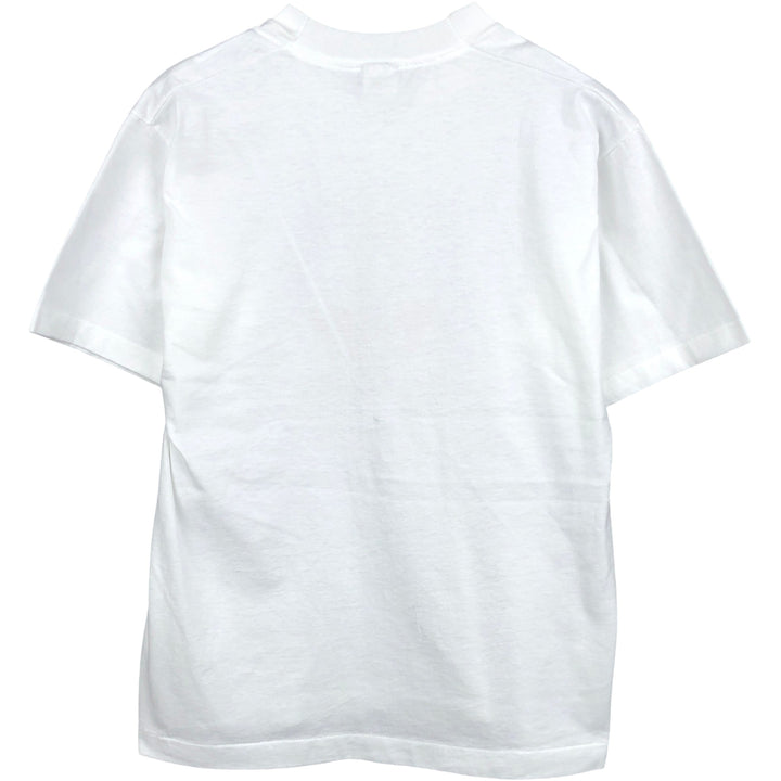 90'S Fruit of the Loom Best Print T-Shirt, Men's Size L (approx.) cotton white type Vintage Second Hand