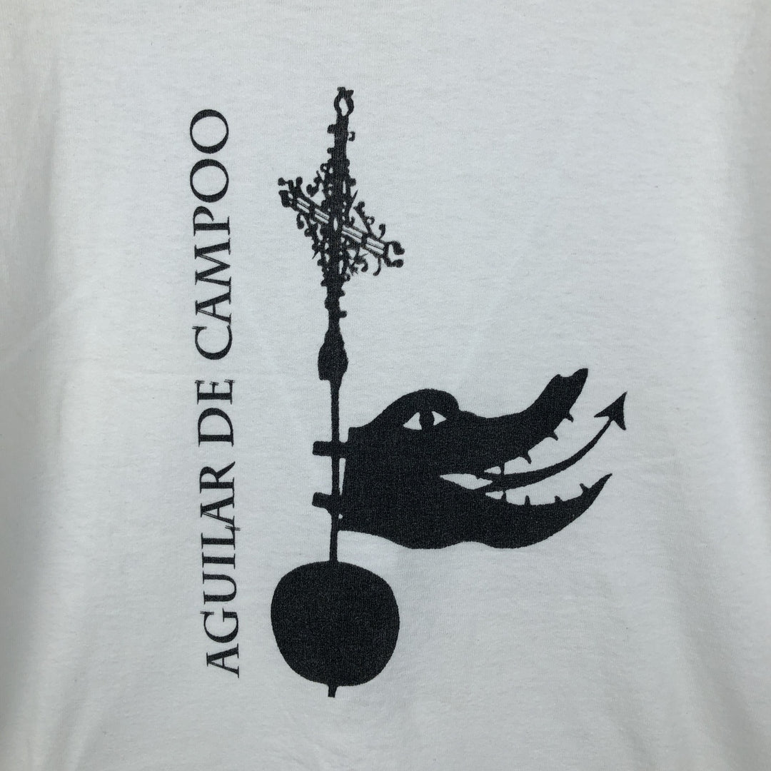 90'S Fruit of the Loom Screen Stars Print T-Shirt, Made in USA, Men's Size L (approx.), Vintage cotton white type Vintage Second Hand