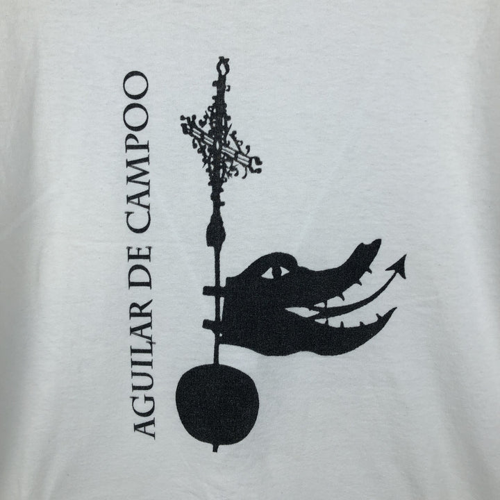 90'S Fruit of the Loom Screen Stars Print T-Shirt, Made in USA, Men's Size L (approx.), Vintage cotton white type Vintage Second Hand