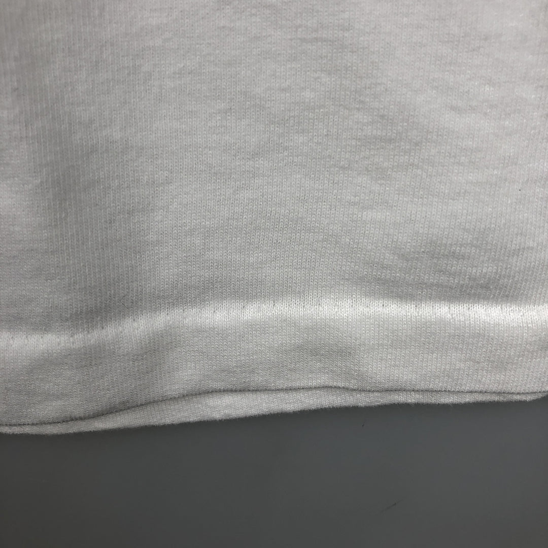 90'S Anvil Printed T-shirt, Made in USA, Men's M size, Vintage cotton white type Vintage Second Hand