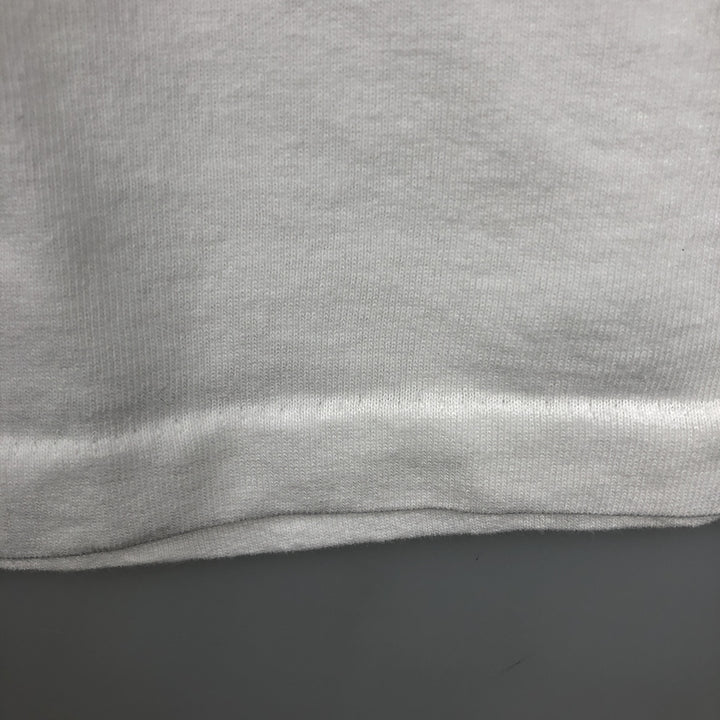 90'S Anvil Printed T-shirt, Made in USA, Men's M size, Vintage cotton white type Vintage Second Hand