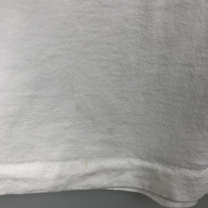 90'S Anvil Printed T-shirt, Made in USA, Men's M size, Vintage cotton white type Vintage Second Hand