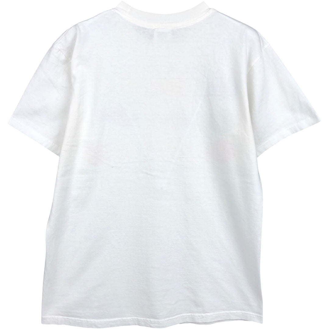 90'S Anvil fish print t-shirt, men's size M equivalent, vintage. cotton white type Vintage Second Hand