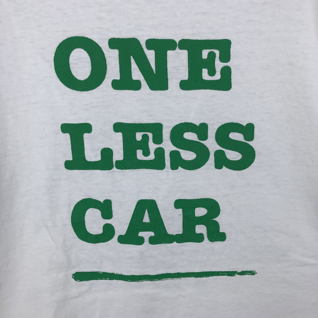Vintage 90'S TULTEX printed T-shirt, men's XL size unclear white type Vintage Second Hand