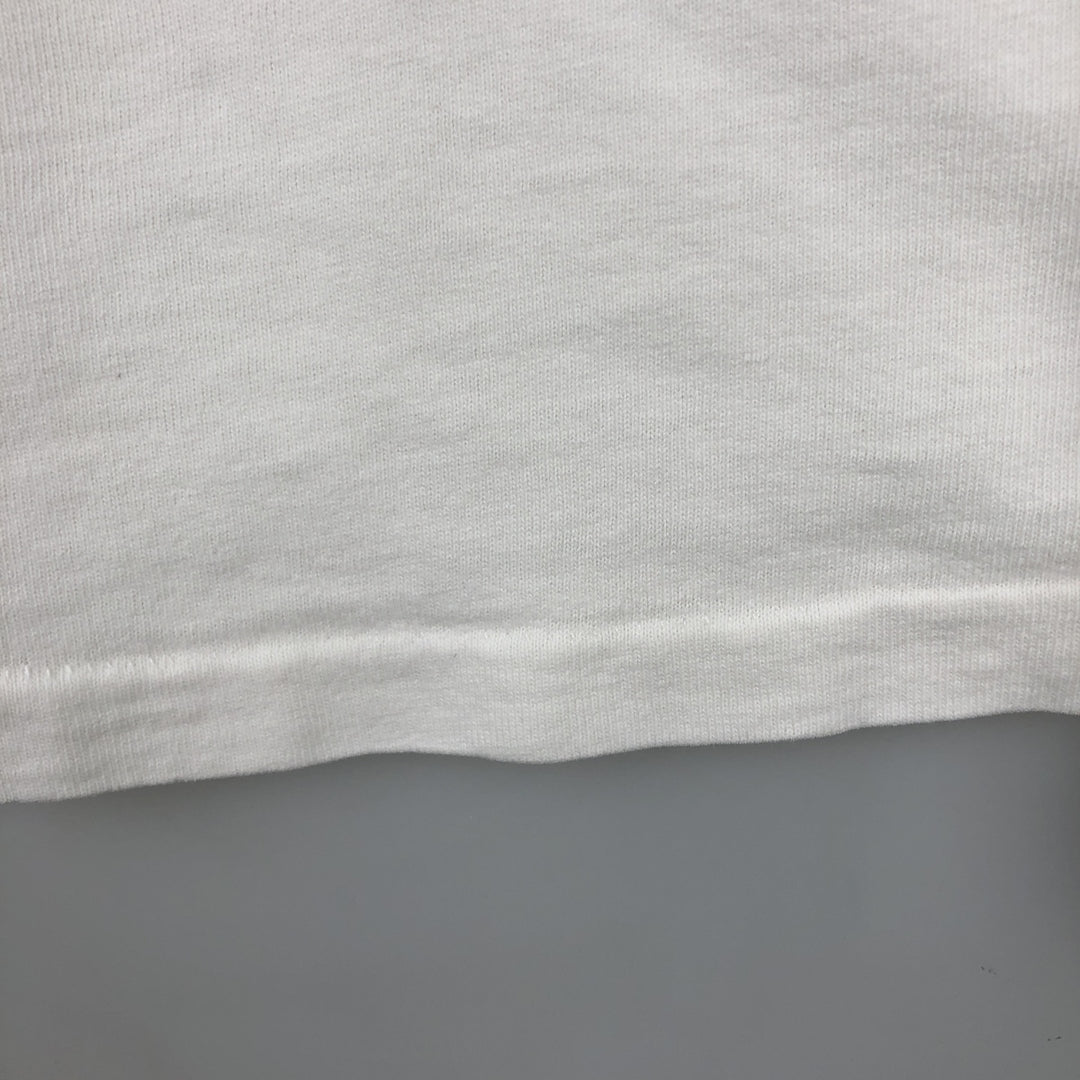 Vintage 90'S TULTEX printed T-shirt, men's XL size unclear white type Vintage Second Hand
