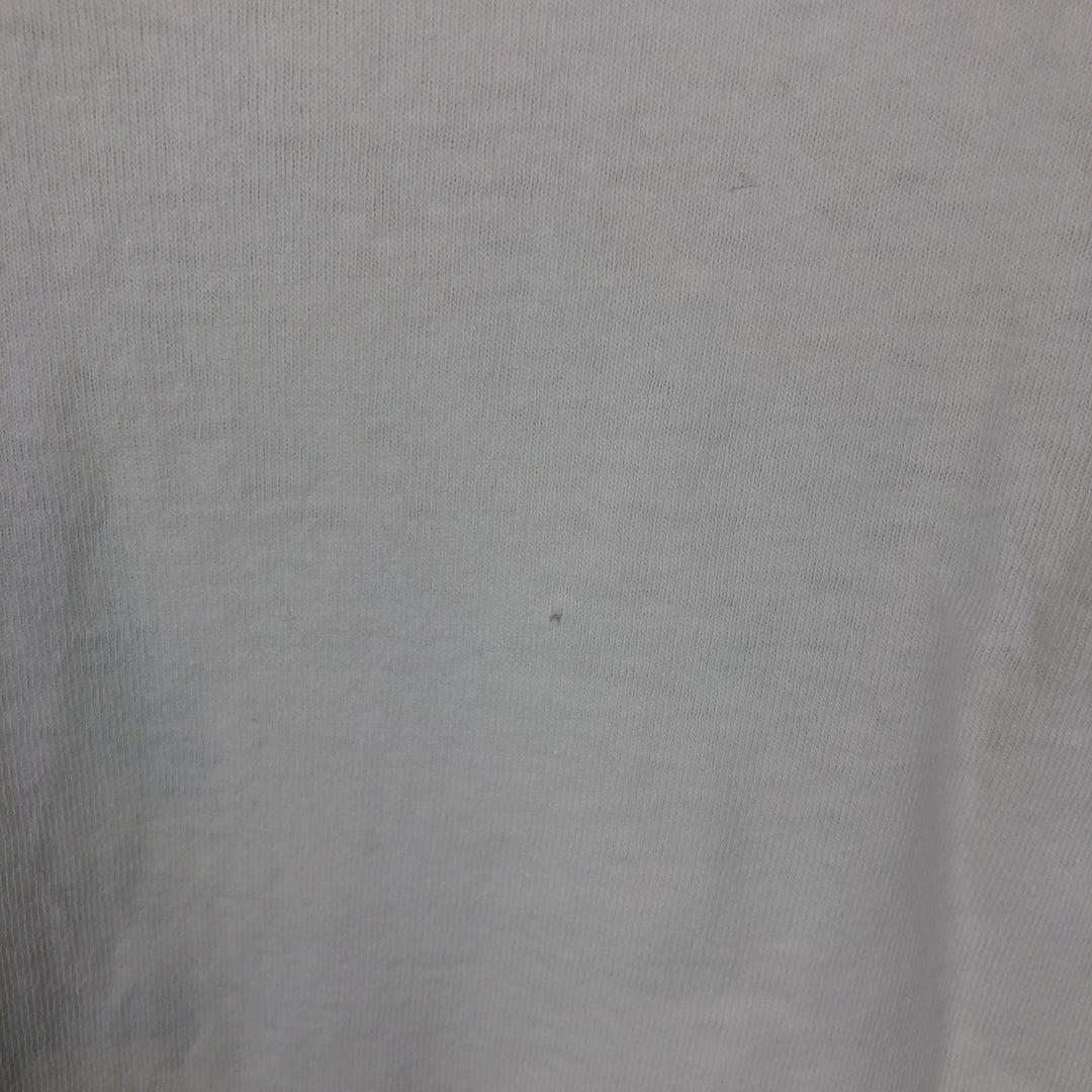 Vintage 90'S TULTEX printed T-shirt, men's XL size unclear white type Vintage Second Hand