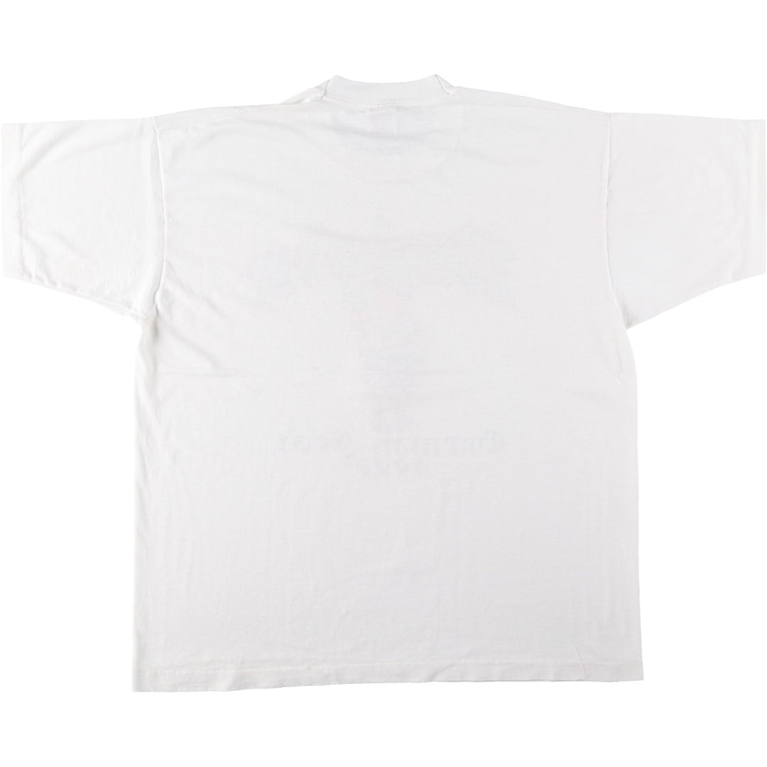 90'S Fruit of the Loom Best Print T-Shirt, Men's Size XL (approx.) cotton white type Vintage Second Hand