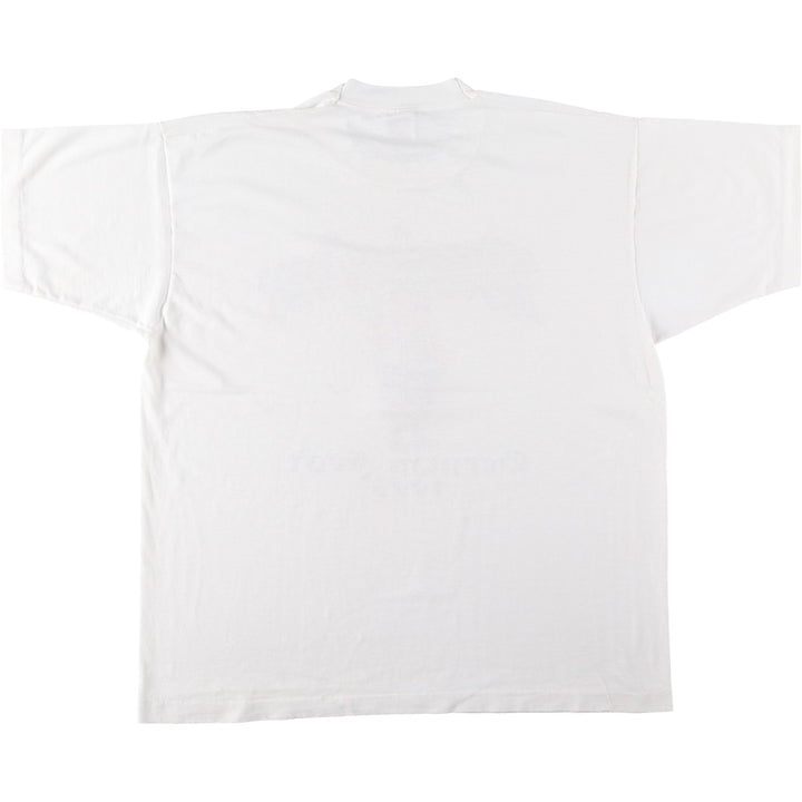 90'S Fruit of the Loom Best Print T-Shirt, Men's Size XL (approx.) cotton white type Vintage Second Hand
