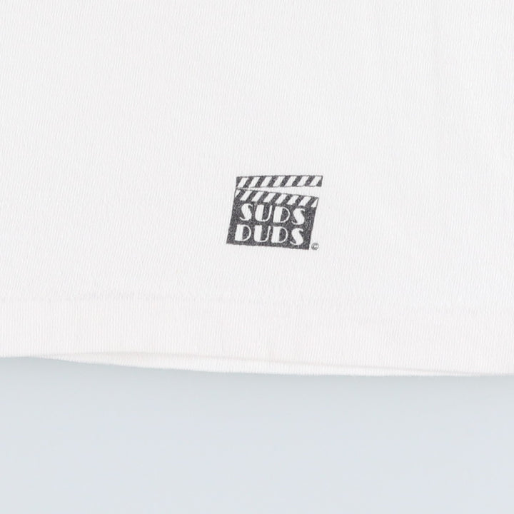 80'S Hanes BEEFY-T Blue Tag Printed T-Shirt, Men's XL (approx.), Vintage cotton white type Vintage Second Hand