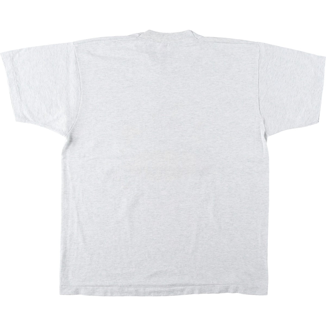 90'S Fruit of the Loom Best Print T-Shirt, Made in USA, Men's Size L (approx.) cotton white type Vintage Second Hand