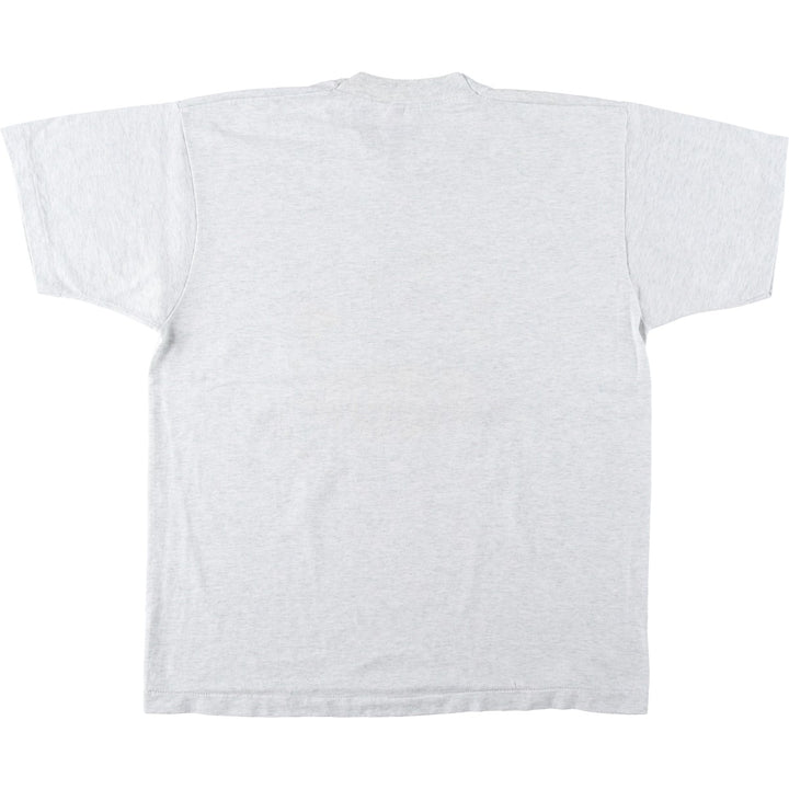 90'S Fruit of the Loom Best Print T-Shirt, Made in USA, Men's Size L (approx.) cotton white type Vintage Second Hand