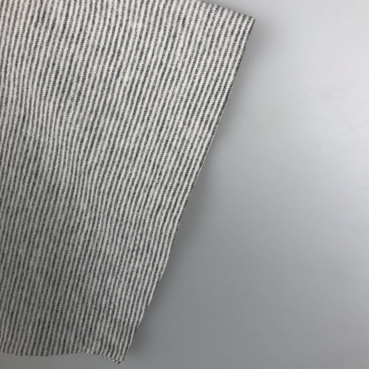 90'S PREMIER SPORTSWEAR Striped Pattern Print T-Shirt, Made in USA, Men's Size M (Equivalent), Vintage cotton gray type Vintage Second Hand