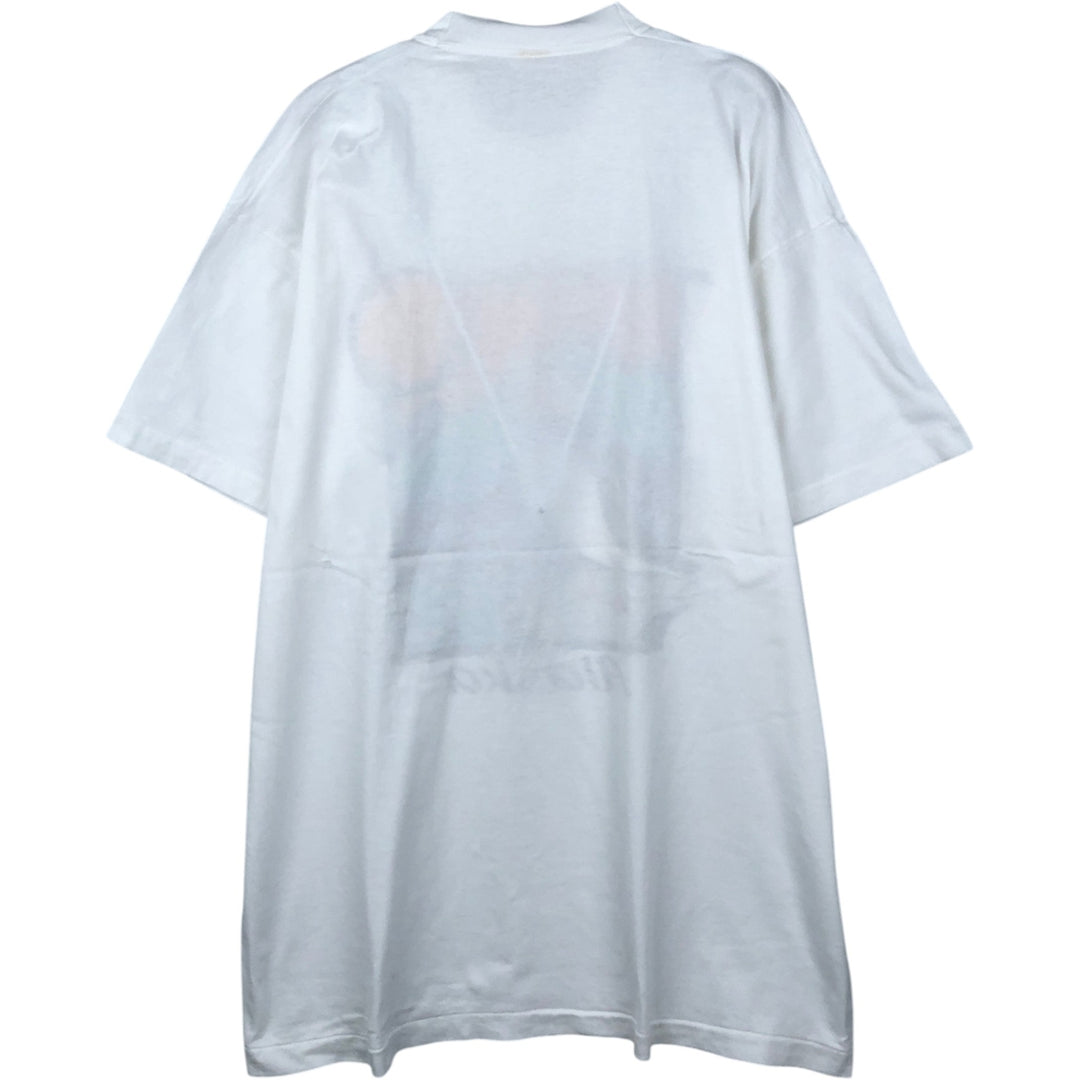 90'S SCREEN STARS Printed T-shirt Made in USA Men's XL Vintage cotton white type Vintage Second Hand