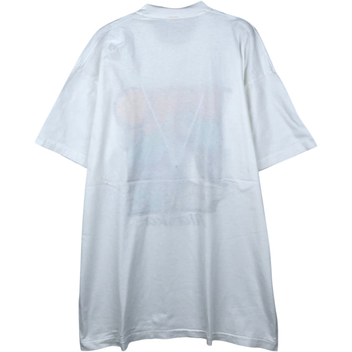 90'S SCREEN STARS Printed T-shirt Made in USA Men's XL Vintage cotton white type Vintage Second Hand
