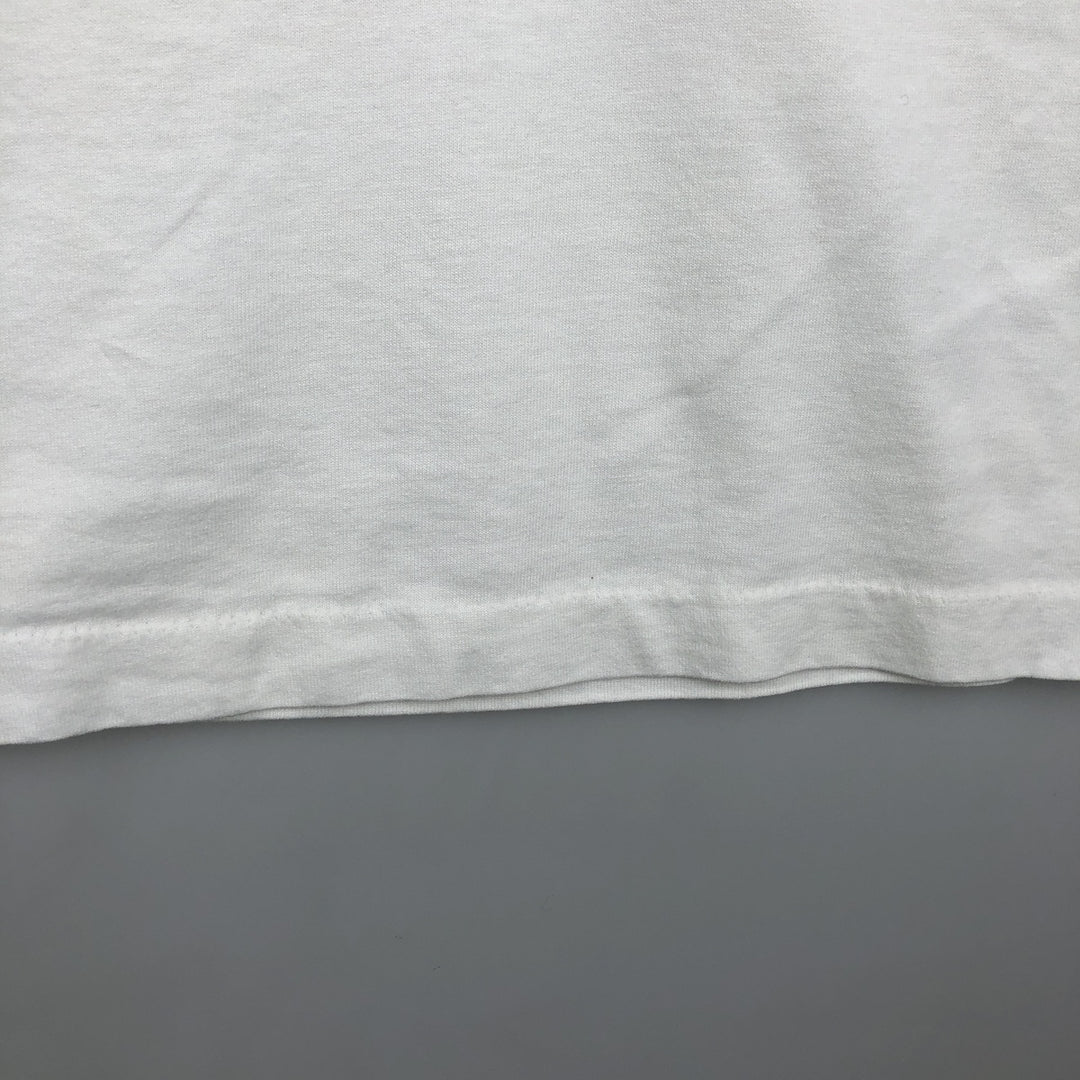 90'S SCREEN STARS Printed T-shirt Made in USA Men's XL Vintage cotton white type Vintage Second Hand