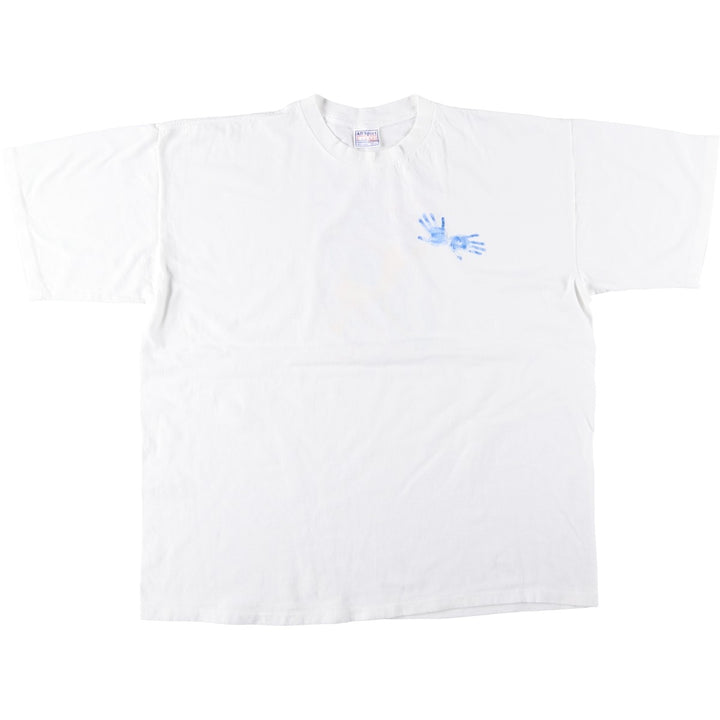 90'S All Sport Print T-Shirt, Men's XXL equivalent, Vintage cotton white type Vintage Second Hand