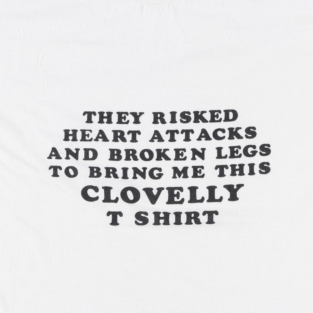 Vintage 1980'S Screen Stars Message Print T-Shirt, Men's XL cotton white type Vintage Second Hand