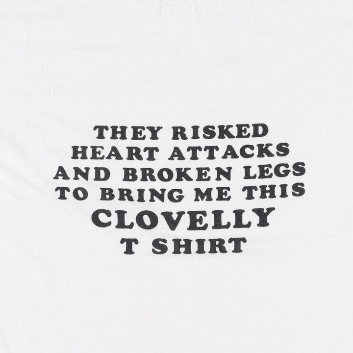 Vintage 1980'S Screen Stars Message Print T-Shirt, Men's XL cotton white type Vintage Second Hand