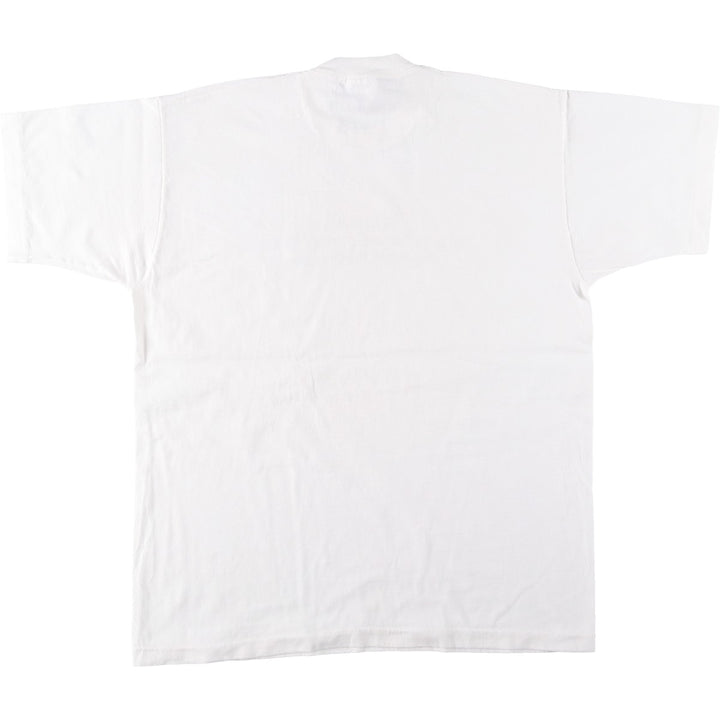 90'S Fruit of the Loom Heavy Cotton Message Print T-Shirt Men's XL Vintage cotton white type Vintage Second Hand