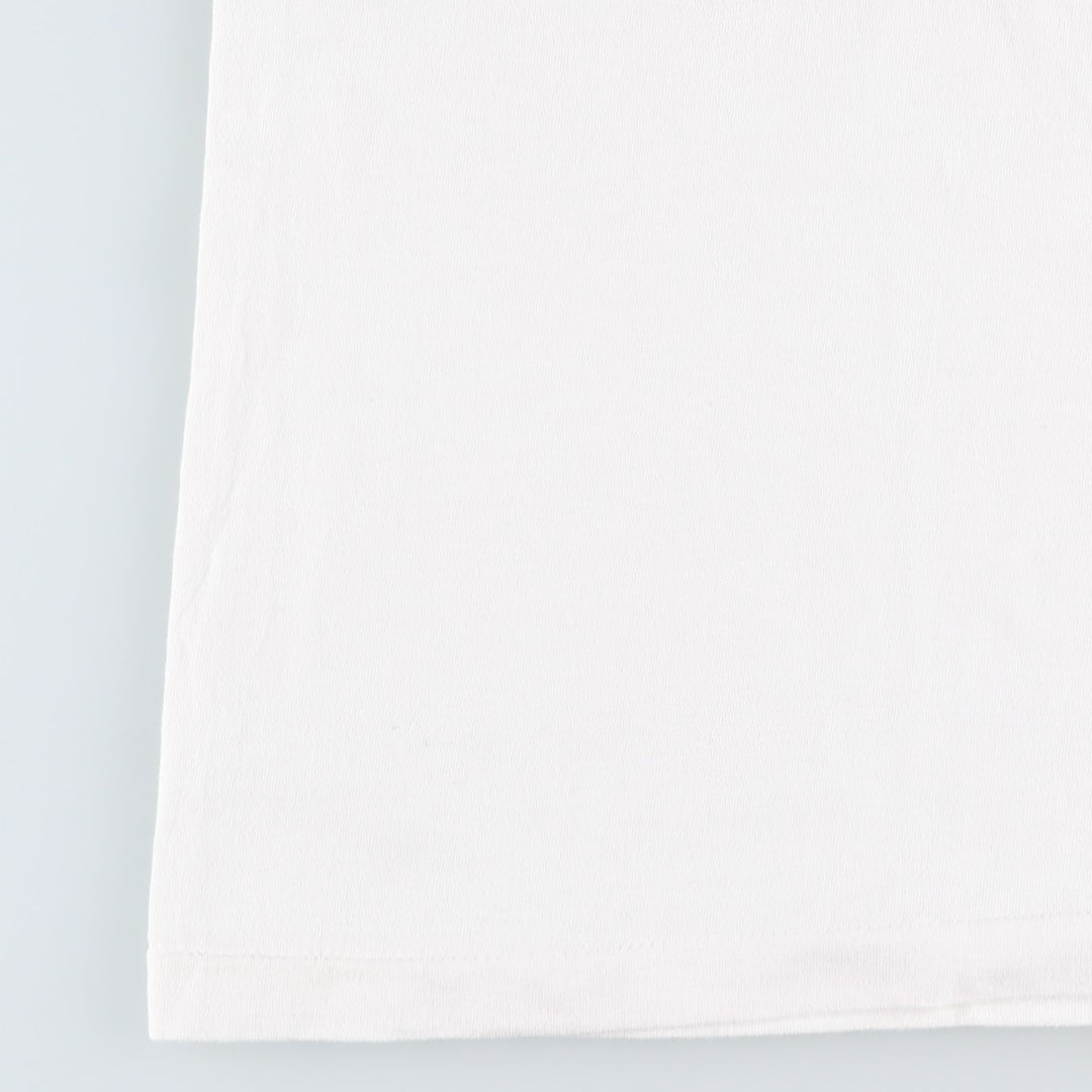 90'S Fruit of the Loom Heavy Cotton Message Print T-Shirt Men's XL Vintage cotton white type Vintage Second Hand