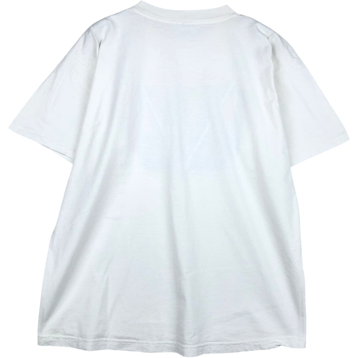 90'S ALSTYLE Print T-Shirt, Made in USA, Men's XL equivalent. cotton white type Vintage Second Hand