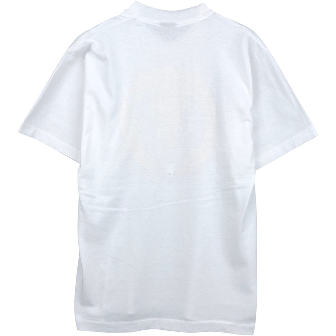 90'S Screen Stars USA-made men's size L (equivalent) Vintage cotton white type Vintage Second Hand