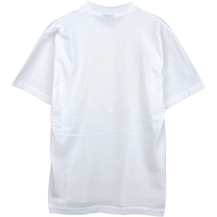 90'S Screen Stars USA-made men's size L (equivalent) Vintage cotton white type Vintage Second Hand