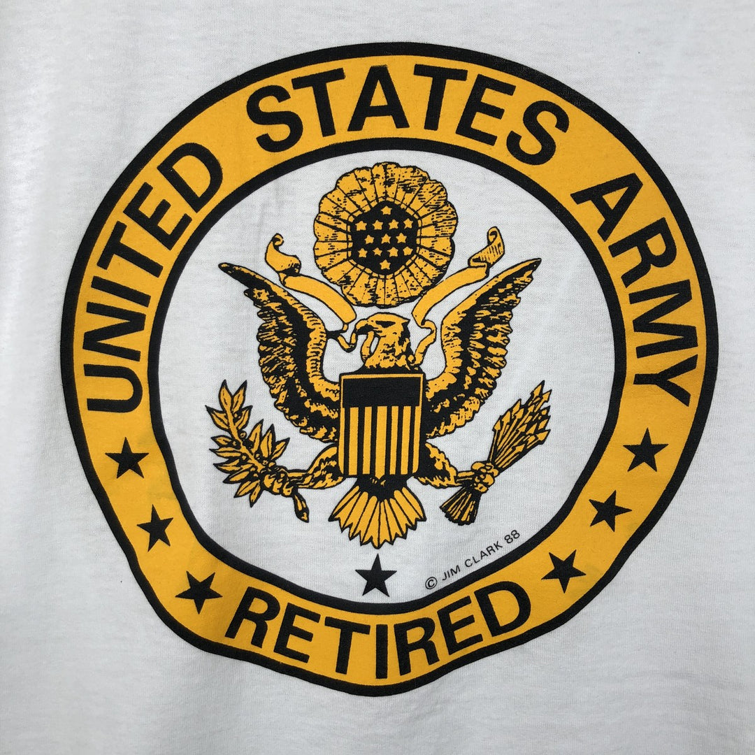 90'S Screen Stars USA-made men's size L (equivalent) Vintage cotton white type Vintage Second Hand