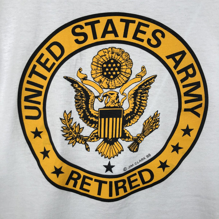 90'S Screen Stars USA-made men's size L (equivalent) Vintage cotton white type Vintage Second Hand
